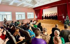 Выступление вокального коллектива «Шире круг» территориального центра социального обслуживания населения Фрунзенского района г. Минска.